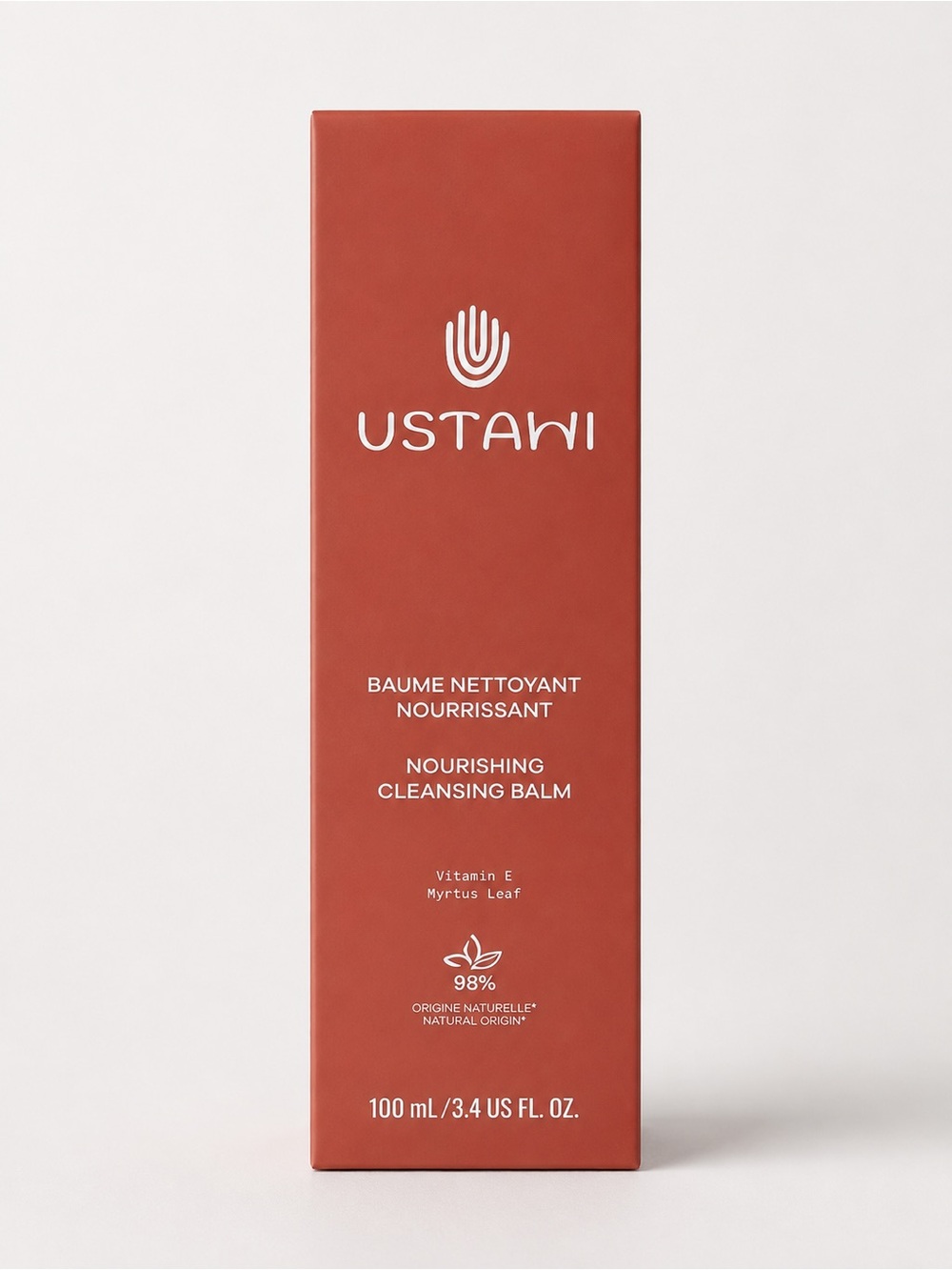 NEW USTAWI Nourishing Cleansing Balm 3.4 oz | Made in France Vegan 95% Natural